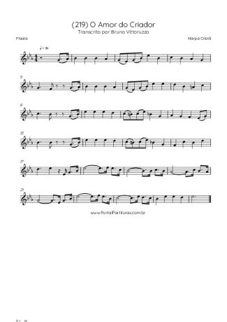 Harpa Cristã  score for Flute