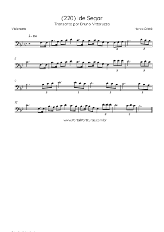 Harpa Cristã  score for Cello