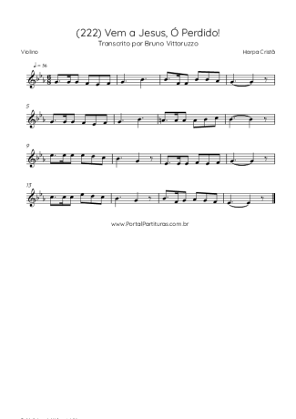 Harpa Cristã  score for Violin