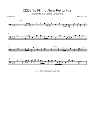 Harpa Cristã  score for Cello