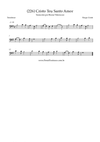 Harpa Cristã  score for Trombone