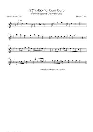 Harpa Cristã  score for Alto Saxophone