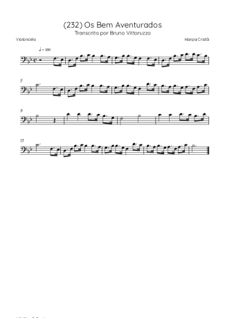 Harpa Cristã  score for Cello