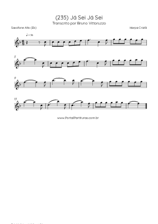 Harpa Cristã  score for Alto Saxophone