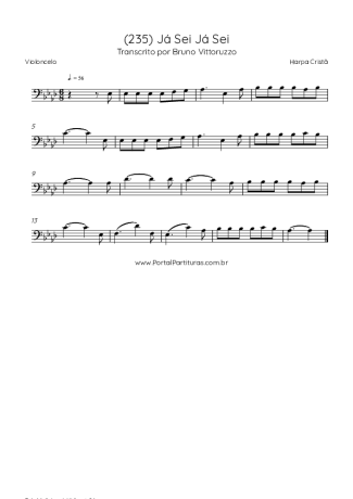 Harpa Cristã  score for Cello