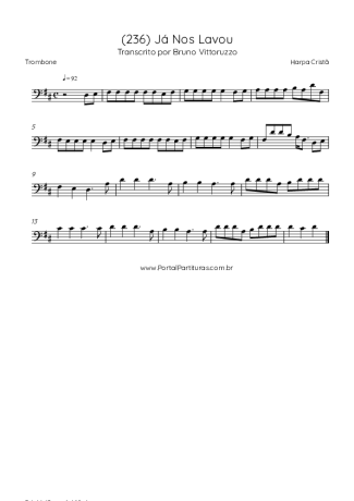 Harpa Cristã  score for Trombone