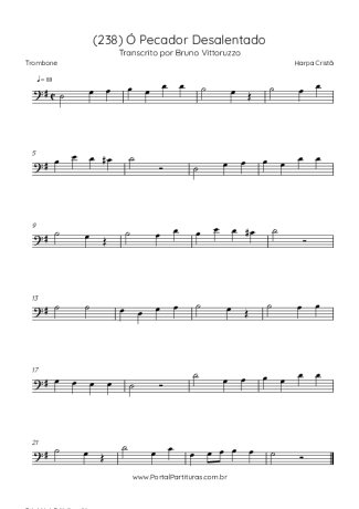 Harpa Cristã  score for Trombone