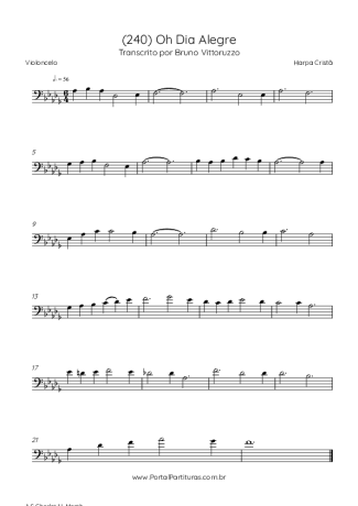 Harpa Cristã  score for Cello