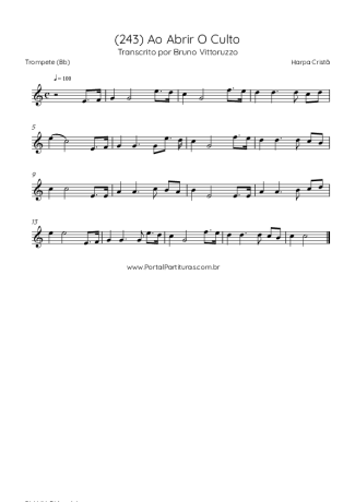 Harpa Cristã  score for Trumpet