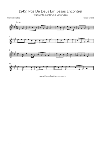 Harpa Cristã  score for Trumpet