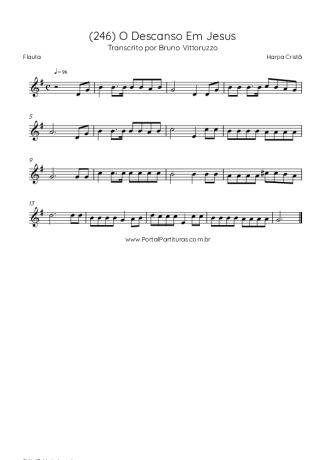 Harpa Cristã  score for Flute