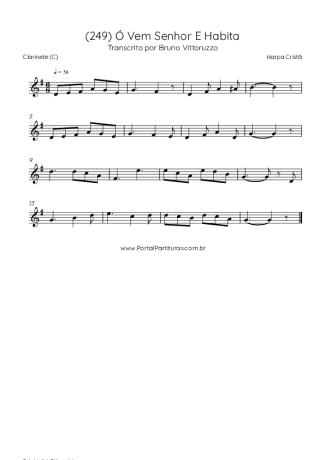 Harpa Cristã  score for Clarinet (C)