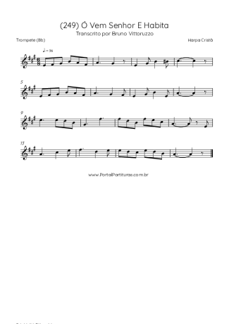 Harpa Cristã  score for Trumpet