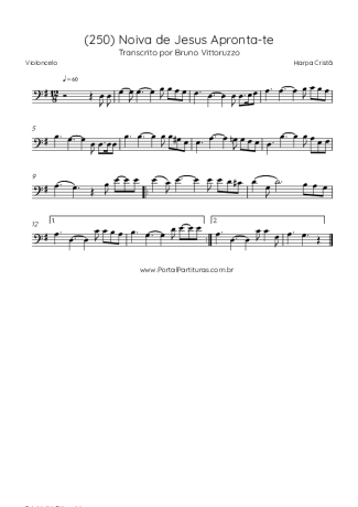 Harpa Cristã  score for Cello