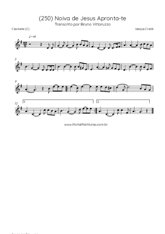 Harpa Cristã  score for Clarinet (C)