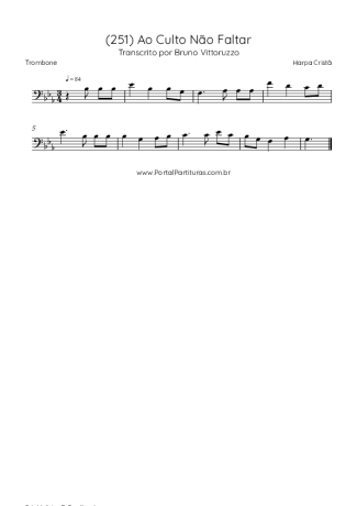 Harpa Cristã  score for Trombone