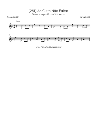 Harpa Cristã  score for Trumpet