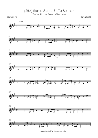 Harpa Cristã  score for Clarinet (C)