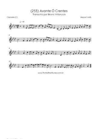 Harpa Cristã  score for Clarinet (C)