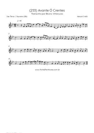 Harpa Cristã  score for Tenor Saxophone Soprano (Bb)