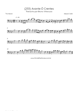 Harpa Cristã  score for Trombone