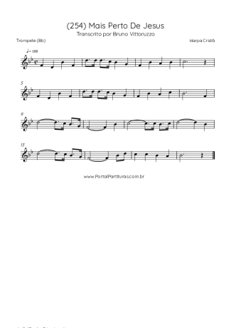 Harpa Cristã  score for Trumpet