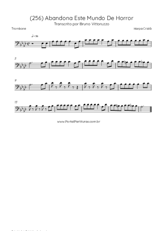 Harpa Cristã  score for Trombone