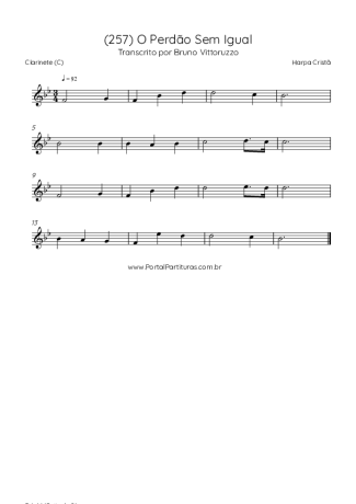 Harpa Cristã  score for Clarinet (C)