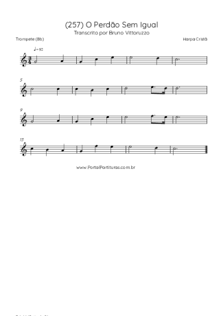 Harpa Cristã  score for Trumpet