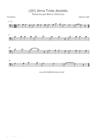 Harpa Cristã  score for Trombone