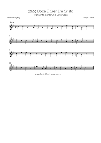 Harpa Cristã  score for Trumpet