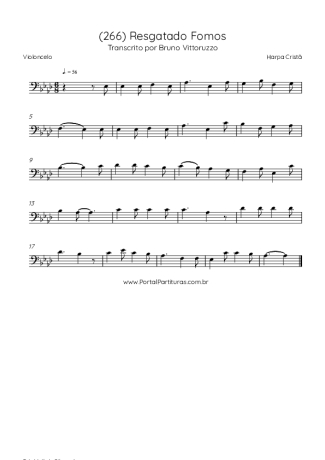 Harpa Cristã  score for Cello