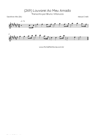 Harpa Cristã  score for Alto Saxophone