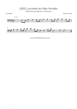 Harpa Cristã  score for Trombone