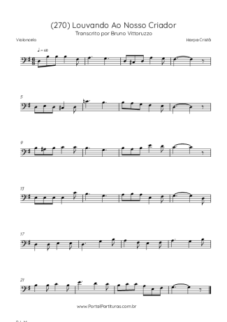 Harpa Cristã  score for Cello