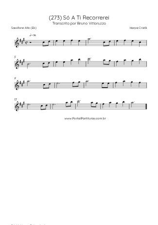 Harpa Cristã  score for Alto Saxophone