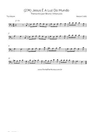 Harpa Cristã  score for Trombone