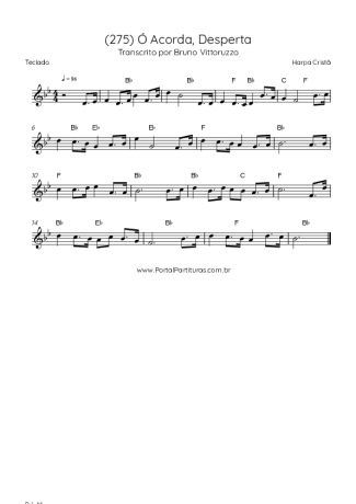 Harpa Cristã  score for Keyboard