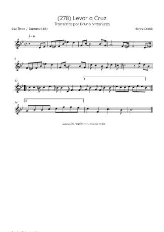 Harpa Cristã  score for Tenor Saxophone Soprano (Bb)