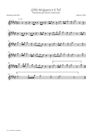 Harpa Cristã  score for Alto Saxophone