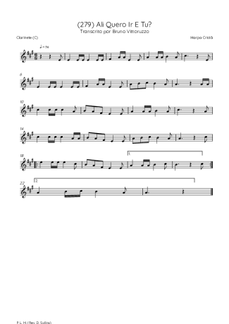 Harpa Cristã  score for Clarinet (C)