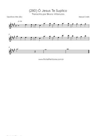 Harpa Cristã  score for Alto Saxophone