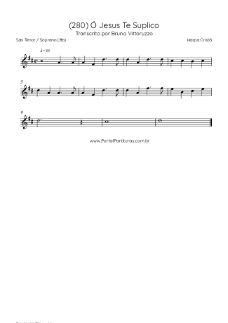 Harpa Cristã  score for Tenor Saxophone Soprano (Bb)