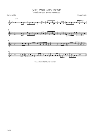 Harpa Cristã  score for Clarinet (Bb)