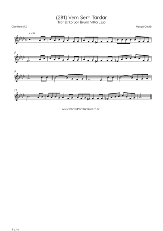 Harpa Cristã  score for Clarinet (C)