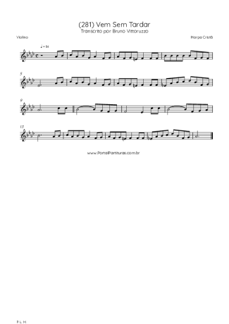 Harpa Cristã  score for Violin