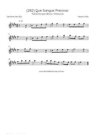 Harpa Cristã  score for Alto Saxophone