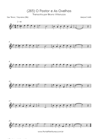 Harpa Cristã  score for Tenor Saxophone Soprano (Bb)