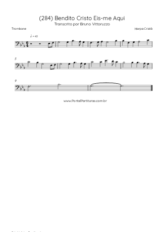 Harpa Cristã  score for Trombone