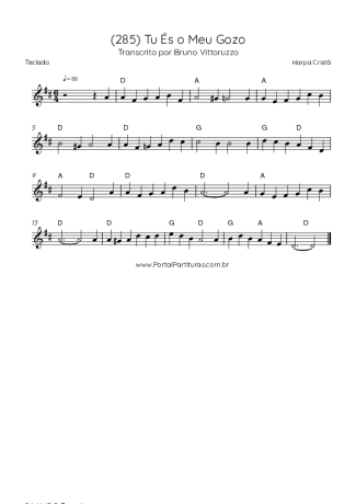 Harpa Cristã  score for Keyboard